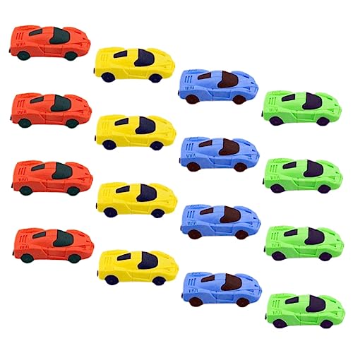 1 Satz Radiergummi Mini- 3d-radierer Mini-puzzle-radierer Kinderspielzeug Kinderauto Tragbare Malradierer Kindergäuer 16st Vaguelly von Vaguelly