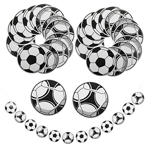 15 Sets Fußball Flaggen Alles Zum Geburtstag Banner Fußbälle Alles Zum Geburtstag Dekorationen Fußball Wimpelkette Banner Fußball Party Zubehör Fußball Banner Vaguelly von Vaguelly