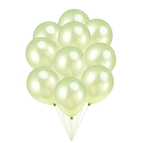 20 Stück 12 Partyballons Hochzeitsdeko Partyzubehör Hochzeitsballons Partydekoration Latexballons Heliumballons Green Vaguelly von Vaguelly