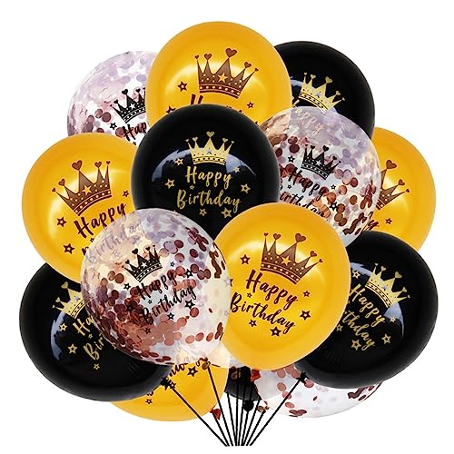 Vaguelly 1 Satz Ballon-konfetti-set Luftballons Zur Babyparty Glitzernde Geburtstagsballons Konfettiballons Zum Geburtstag Ballons Mit Pailletten Zum Geburtstag Partyzubehör Emulsion von Vaguelly