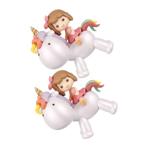 Vaguelly 1 Satz Einhorn-kuchendekoration Einhorn Kuchen Dekoration Einhorn Torten Deko Einhorn Kuchen Ornament Süße Kuchendekoration Einhorn-mädchenstatuen Kuchendeckel Für Babys Pvc 2st von Vaguelly