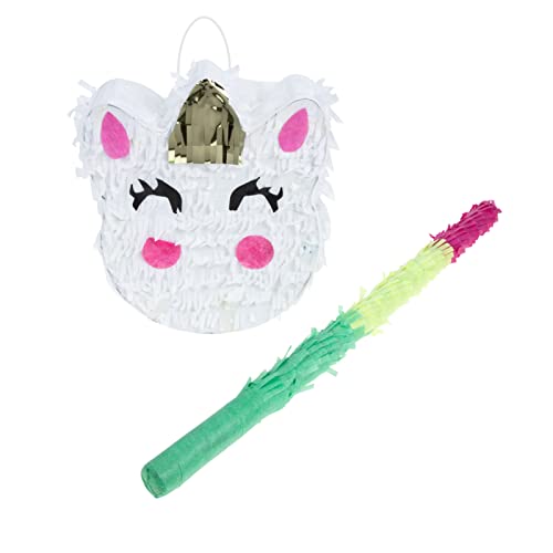 Vaguelly 1 Satz Einhorn-piñata Mit Gefüllte Piñata Handgemachte Einhorn-pinata Mexikanisches Piñata- Geburtstagsfeier Piñata Traditionelle Mexikanische Piñata Papier von Vaguelly