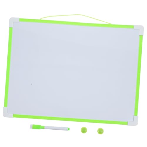 Vaguelly 1 Satz Hängetafel Bretter kleine trocken abwischbare Tafel Dekor kinder schreibtafel office organizer staffelei Whiteboard praktisches Memoboard magnetisches Zeichenbrett PVC Green von Vaguelly