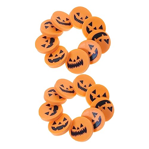 Vaguelly 1 Satz Kürbis Radiergummi Rosa Radiergummis Kürbisse Mini- Kindergäuer Mini-radierer Halloween Heeloween Pumpkin Schulbedarf Radiergummis Für Orange 18 Stk von Vaguelly