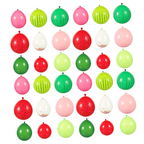 Vaguelly 1 Satz Wassermelonen-latexballon Pastellfarbener Ballonbogen Ballons Aus Zuckerstangen Ananas-luftballons Weihnachtssüßigkeitsballons Ballon Steht Für Boden Ballonklammern Emulsion von Vaguelly