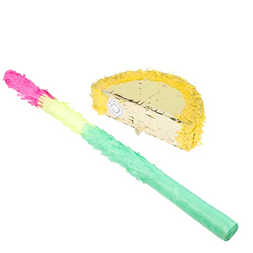 Vaguelly 1 Satz Zitronen-piñata Mini-dekor Miniaturdekoration Zubehör Für Die Sommerparty Mexikanische Piñatas Obst-pinata-dekor Fiesta Pinata Mini Melonen-piñata Aluminiumfolie Yellow von Vaguelly