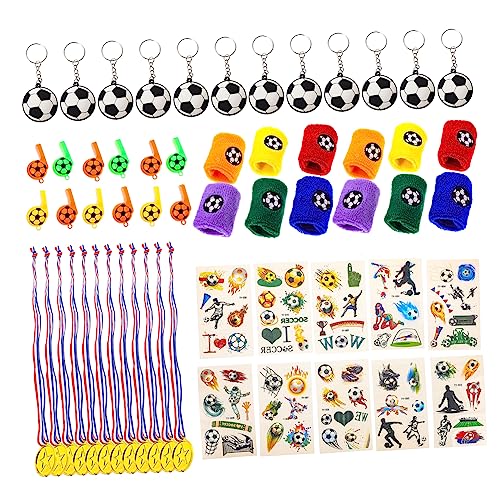 Vaguelly 1 Set Fußball Party Requisiten Sport Aufkleber Spiel Fußballpfeife Fußball Partytüten Füllmaterial Für Fußballpfeifen Gastgeschenke Sport Weihnachtsschmuck Aus Kunststoff von Vaguelly