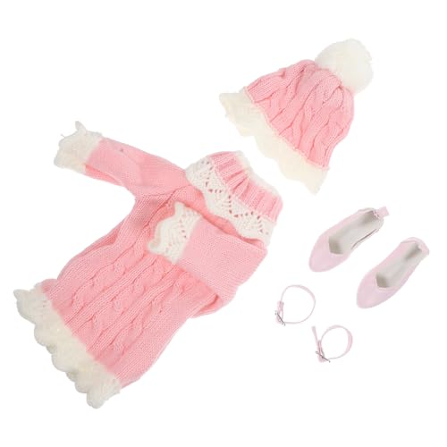 Vaguelly 1 Set Mädchen Spielzeugpuppe Pullover Set Kostüme Prinzessin Puppe Mädchen Outfits Mädchen Bekleidung Mädchen Kleid Mädchen Pullover Mädchen Kleidung Pullover Für Mädchen von Vaguelly