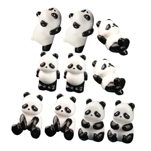 Vaguelly 10 Stück Panda Mikrolandschafts Gartendekorationen Für Den Innenbereich Desktop Dekoration Panda Ornament Tisch Panda Verzierung Heimdekoration Mikrolandschafts Panda von Vaguelly