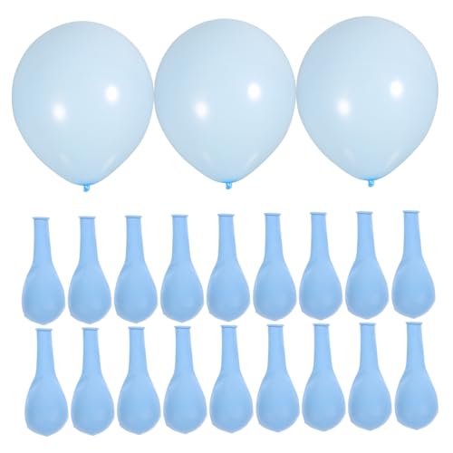 Vaguelly 100 Stück Luftballons für Geburtstagsfeiern umwerben pinkfarbene Luftballons event party Ballondekoration Luftballons für die Partyszene Festivalballons Emulsion Sky-blue von Vaguelly