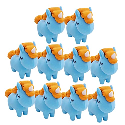 Vaguelly 10st Radiergummi Puzzle-spielzeug Spielzeug Für Kinder Einhorn Gummis Puzzle Für Kinder Tiere Für Kinder Mini-schulbedarf Party 3d-radierer Große Kinderpreise Rätsel Für Kinder von Vaguelly