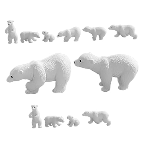 Vaguelly 12 Stück Eisbär-Ornamente Miniatur-Bärenfiguren Miniatur-Eisbärfiguren Miniaturbärenfiguren zum Basteln Bär Figur Iglu- Eisbären-Partygeschenke Stofftier Eisbär Harz Weiß Vaguelly 12 Stück Eisbär-Ornamente Miniatur-Bärenfiguren Miniatur-Eisbärfiguren Miniaturbärenfiguren zum Basteln Bär Figur Iglu- Eisbären-Partygeschenke Stofftier Eisbär Harz Weiß von Vaguelly
