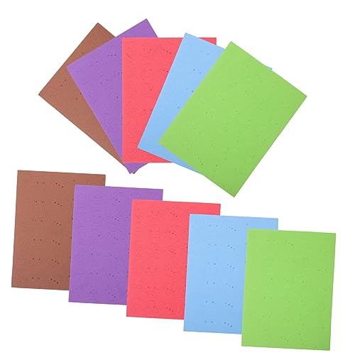 Vaguelly 150 Blatt shöne bescherung Kinder bastelset Geschenkpapier Box klebeverband Binders Toys Aufkleber Kinder Schaumstoffaufkleber Selbstklebende Flicken Dekor Aufkleber Etiketten Eva von Vaguelly