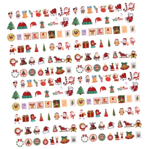 Vaguelly 150 Stück Weihnachtsaufkleber personalisierte Sticker personalisierte Aufkleber Gepäckaufkleber Cartoon-Aufkleber für Wasserflaschen Türaufkleber Kofferaufkleber PVC Colorful von Vaguelly