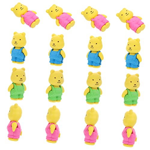 Vaguelly 16St Radiergummi erasers for gummimanschette gummibierchen kleberadierer kleberradierer gummiwischer Schulzubehör Mini-Radierer Kindergeschenk Schreibwaren für Colorful von Vaguelly