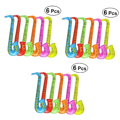 Vaguelly 18 Stk PVC-Werkzeug party spielzeug für kinder ' party favours Partydekoration für Kinder Spielzeuge Musikinstrumente Party-Tools Neuheitsspielzeug aufblasbar Mikrofon von Vaguelly