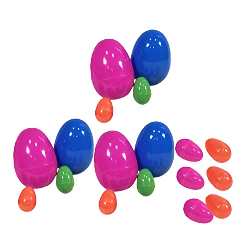 Vaguelly 18 Stk Gacha ostereier easter eggs party mitgebsel spielsachen geldgeschenke zu ostern gefälschtes Ei Eierspielzeug Eierformen -Ostereier osterdekoration ei Plastik von Vaguelly