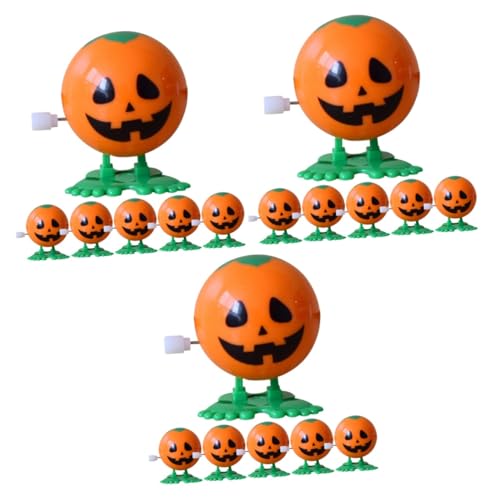 Vaguelly 18 Stk Halloween-Spielzeug neuartige Aufziehspielzeuge Pinata-Füller-Spielzeug halloween spielzeug halloween toys fun toy Kinderspielzeug Halloween-Laufspielzeug Plastik Orange von Vaguelly