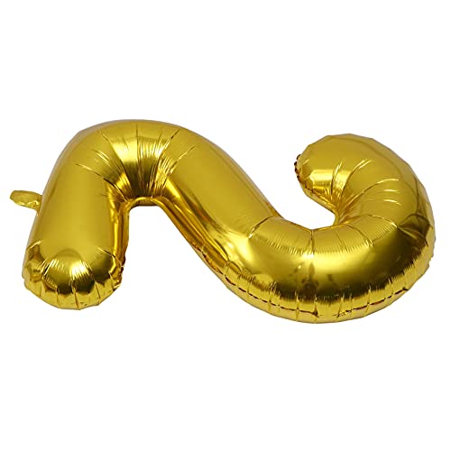 Vaguelly 1Stk Digitaler Aluminiumfolienballon Brautduschenballons Fiesta Golddekoration hochzeitsdeko partyhüte kindergeburtstag Luftballons aus Aluminiumfolie Party-Ballon- Golden von Vaguelly