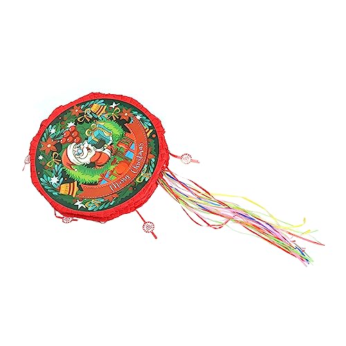 Vaguelly 1stk Weihnachtspinata Laterne Weihnachtsfeier Qualle Dekorationen Vier Spiele Albern Spender Party Gummiartig Lustige Kinderpiñata Kinderpinata Papier Colorful von Vaguelly