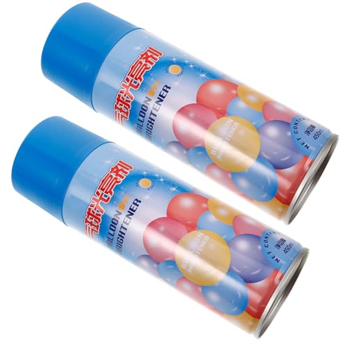 Vaguelly 2 Ballonaufheller Party-requisiten Ballon Glänzen Ballonspray Für Lange Haltbarkeit Und Glanz Partyballon-glasspray Ballon Glanzspray Latexballons Ballonfunken Sky-blue Flüssig von Vaguelly