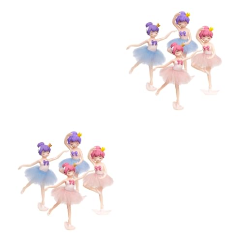 Vaguelly 2 Sätze Ballerina-mädchen Modell Dekoration Mädchendekoration Rosa Dekoration Büro Dekoration Office Decoration Ballettmädchenfigur Ballerina-cupcake-topper Pvc 4 Stück * 2 Vaguelly 2 Sätze Ballerina-mädchen Modell Dekoration Mädchendekoration Rosa Dekoration Büro Dekoration Office Decoration Ballettmädchenfigur Ballerina-cupcake-topper Pvc 4 Stück * 2 von Vaguelly