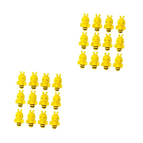 Vaguelly 2 Sätze Biene Radiergummi Lustige Radiergummis in Bienenform Radiergummis Für Cartoon-malerei Malerische Radiergummis Cartoon Radiergummis Kindergäuer Yellow 36 Stück * 2 von Vaguelly