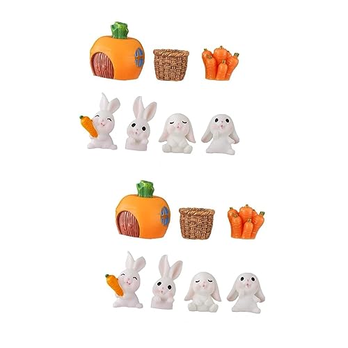 Vaguelly 2 Sätze Kuchendekoration Miniatur-Kaninchenfigur kleine Kaninchenstatue Jahr der Hasenfigur hasenfiguren animal figures gartendeko Spielzeughase Miniaturkaninchen schmücken PVC Vaguelly 2 Sätze Kuchendekoration Miniatur-Kaninchenfigur kleine Kaninchenstatue Jahr der Hasenfigur hasenfiguren animal figures gartendeko Spielzeughase Miniaturkaninchen schmücken PVC von Vaguelly