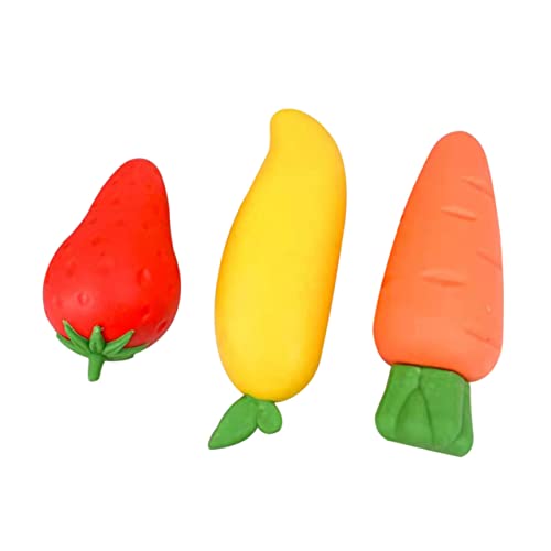 Vaguelly 2 Sätze Radiergummi Trocken Löschen Nee Planke Cool Kawaii Kulich Form Briefpapier Set Schreibwaren Set Praktische Mini-radierer Multifunktions-radierer Tpe 3 Stück * 2 von Vaguelly