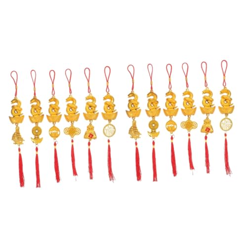 Vaguelly 2 Sätze Teiliges Quasten Anhänger Frühlingsfest Dekoration Für Jahr Der Schlange Neujahrs Hängeornamente Für Zuhause Auto Und Feste Chinesisches Glücksornament 6 Stücke * 2 Vaguelly 2 Sätze Teiliges Quasten Anhänger Frühlingsfest Dekoration Für Jahr Der Schlange Neujahrs Hängeornamente Für Zuhause Auto Und Feste Chinesisches Glücksornament 6 Stücke * 2 von Vaguelly