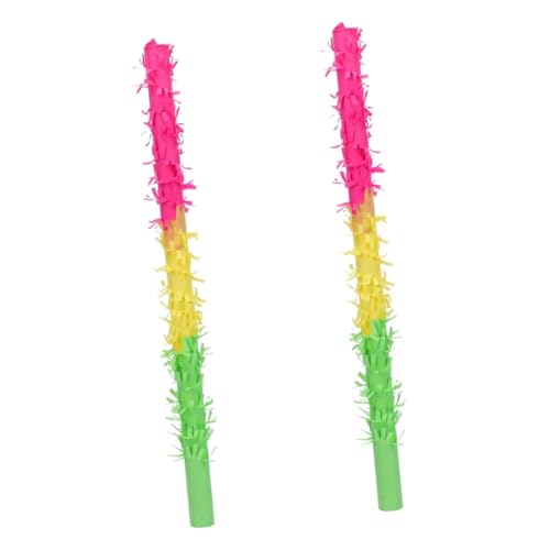 Vaguelly 2 Stk Piñata-sticks Geburtstag Krachmacher Geburtstags-pinata-gefälligkeiten Strumpfwaren Piñata-stab Spielzeug Für Babys Spielzeug Piñata Für Kinder -augenklappe Papier von Vaguelly