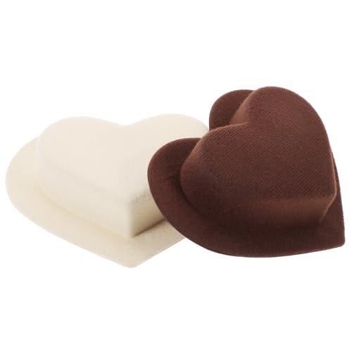 Vaguelly 2 Stück Miniatur Herzförmige Puppenhüte Bastelbedarf für Diy Projekte Dekorative Filzhüte für Puppen Beige Kaffee für Kreative Bastelideen Vaguelly 2 Stück Miniatur Herzförmige Puppenhüte Bastelbedarf für Diy Projekte Dekorative Filzhüte für Puppen Beige Kaffee für Kreative Bastelideen von Vaguelly
