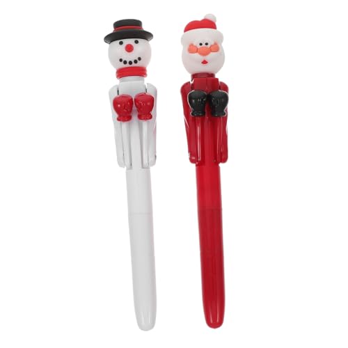 Vaguelly 2 Stück Weihnachtskugelschreiber Coole Stifte für Neuheitstifte Bommel Kugelschreiber Bowling-Kugelschreiber süß Neuheitsstifte für Boxspielzeug Kieselgel Vaguelly 2 Stück Weihnachtskugelschreiber Coole Stifte für Neuheitstifte Bommel Kugelschreiber Bowling-Kugelschreiber süß Neuheitsstifte für Boxspielzeug Kieselgel von Vaguelly