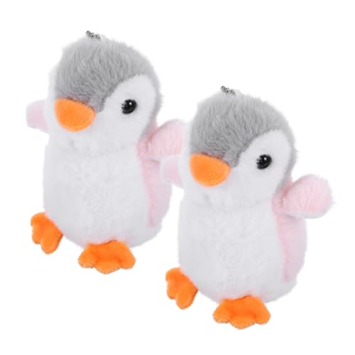 Vaguelly 2 Stück üsch Pinguin Schlüsselanhänger Niedliche Stofftier Anhänger Für Taschen Süßes Kuscheltier Für Freunde Und Familie Perfekt Geburtstagsgeschenk Oder Für von Vaguelly