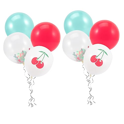 Vaguelly 20 Stk Fruchtballon goldhochzeit ballons party accessoires ballonie luftballone Party-Ballon- dekorativer Luftballon Sommerschmuck tropischer Ballon Partyzubehör Emulsion von Vaguelly