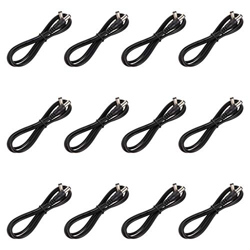 Vaguelly 24 Stk Gitarren-Netzkabel gitarrenkabel guitar cable gitarrenzubehör zubehör gitarre Gitarrenpedal Power Lead Stromkabel Pedal-Netzkabel für Gitarre gitarrenpedal versorgung Metall von Vaguelly