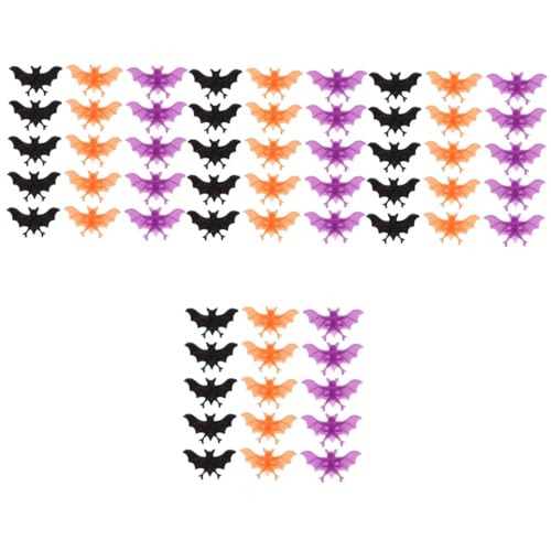 Vaguelly 240 Stk Fledermausring Halloween Kinderhandwerk Plüsch Fledermaus-Halsband Trick Spinnenringe Masse Dinosaurier-Ringe Spaß spielen Kinderspielzeugring Party-Hand-Accessoire Plastik von Vaguelly