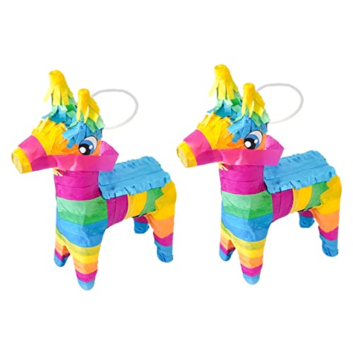 Vaguelly 2St Piñata komfetti party mitgebsel süßwaren party supplies überraschung toys Streamer Taco-Partyzubehör Taco-Pinata thematisiert handgefertigte Pinata aus Papier von Vaguelly