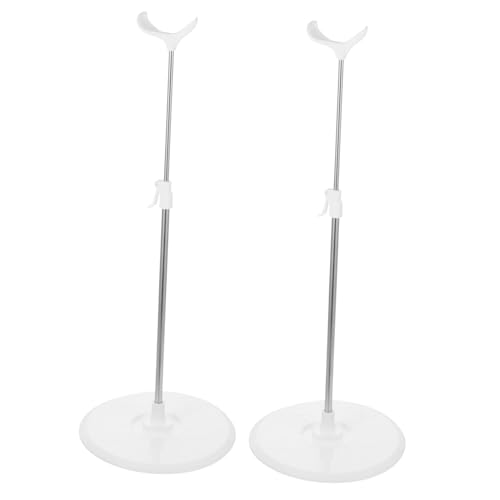 Vaguelly 2St Puppenständer Stützgestelle für Puppen Figurenhalter Steht Stützständer für Puppen Porzellanpuppe Spielzeug Puppen Figure Stand Figurenständer Puppenhalter Puppe Steht Plastik von Vaguelly