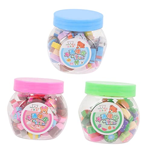 Vaguelly 3 Cartoon-Radiergummi erasers for süße radiergummis Praktischer Radiergummi Lustiger Radiergummi Schreibwaren Radiergummi tierische Radiergummis Kindergartenpreis TPU von Vaguelly