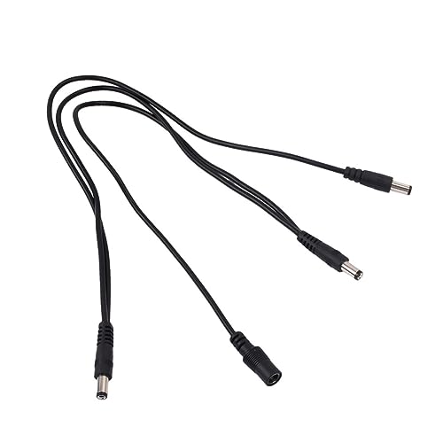 Vaguelly 3 Effektpedalkabel gitarrenkabel power cable Effektpedal-Stromversorgung Mehrfachkabel power cord Kabelsplitter Stromkabel Stromversorgungskabel kabel für elektrische gitarre Black von Vaguelly