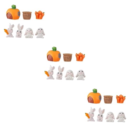 Vaguelly 3 Sets Auto Miniatur Bunny Figurine Mini Bunny Decor Party Supplies Dekorationen Für Vaguelly 3 Sets Auto Miniatur Bunny Figurine Mini Bunny Decor Party Supplies Dekorationen Für von Vaguelly