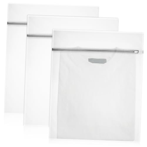Vaguelly 3 Stück Feinmaschiger Wäschesack Wäschesäcke Waschsäcke aus Netzstoff Reisewäschesäcke für die Waschmaschine großer Netz-Wäschesack feine Netztasche Polyester Weiß Vaguelly 3 Stück Feinmaschiger Wäschesack Wäschesäcke Waschsäcke aus Netzstoff Reisewäschesäcke für die Waschmaschine großer Netz-Wäschesack feine Netztasche Polyester Weiß von Vaguelly