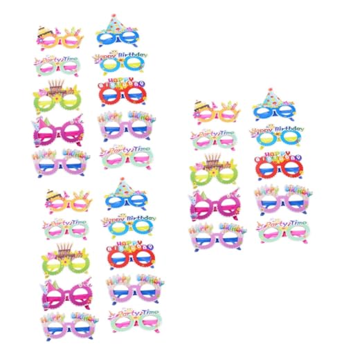 Vaguelly 30 Stk Geburtstagsbrille für Kinder Lustige Brille für Kinder Partybrille für Kinder Partyzubehör für Kinder kinderferngläser kinder ferngläser Geburtstagsgeschenke für Kinder von Vaguelly