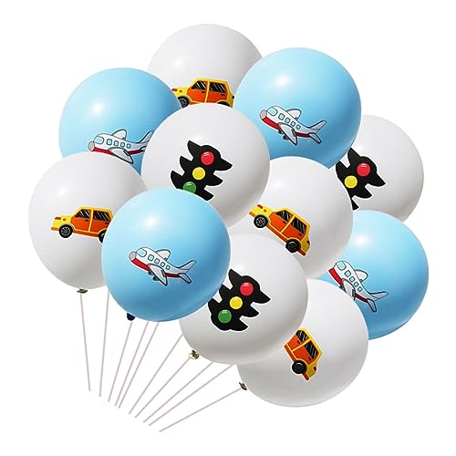 Vaguelly 30St fröhliche Autoballons beige Luftballons Schwarzgoldenes Luftballon-Girlanden-Set Ballongirlande zum Aufhängen, Basteldekorationen Ballons Dekoration Latexballons Partyballons von Vaguelly