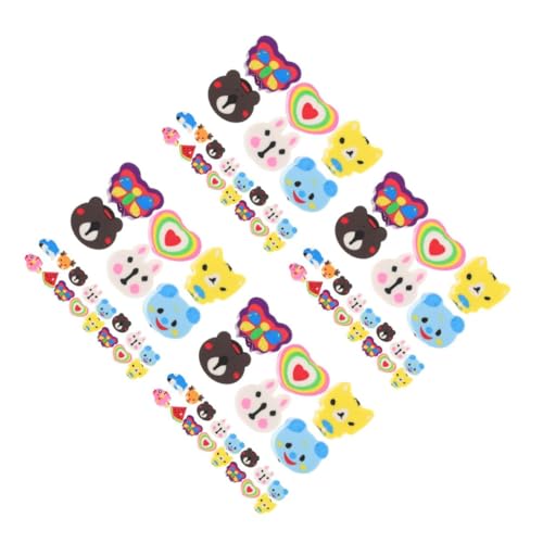 Vaguelly 4 Sätze Gacha-radiergummi Sport-radiergummis Für Kinder Kawaii Partygeschenke Mini-radierer Masse Radiergummis Auseinandernehmen Radiergummis Masse Plastik 50 Stück * 4 von Vaguelly