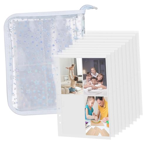 Vaguelly 4 Stück Fotoalbum Kpop Fotokartenhalter Buch Fotokartenbinder Kpop Notizbuch Fotokartenbinder Fotokartenhüllen K Pop Fotokartenhalter Kpop Hüllen Mini Kartenbinder Pvc von Vaguelly