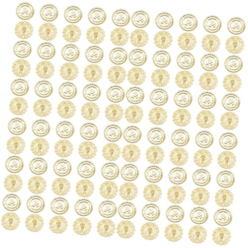 Vaguelly 400 Stk Piraten-Goldmünzen Spielmarken goldene Schatzmünzen kinder schatzsuche partyhüte kindergeburtstag Unterhaltungsmünzen Schatzmünzen aus Plastik bilden Requisiten Campbell von Vaguelly