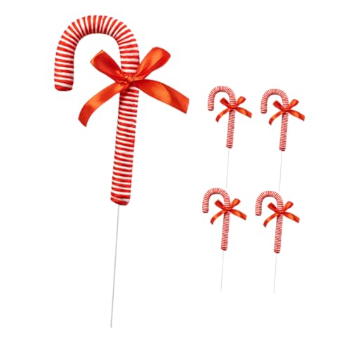 Vaguelly 5 Pcs Weihnachten Bogen Canes Baum Dekorationen Rustikalen Weihnachten Ornamente für Mall von Vaguelly