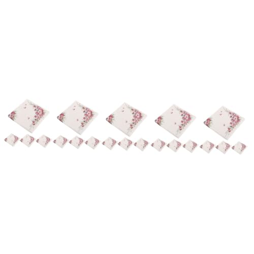 Vaguelly 5 Stück 4 Papierserviette Serviette für die Party rosa Servietten Cocktailservietten party accessoires geburtstagsservietten Hotel-Desktop-Servietten Party-Servietten-Dekore von Vaguelly